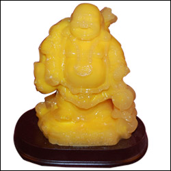 "Laughing Buddha-Yellow-code001 - Click here to View more details about this Product